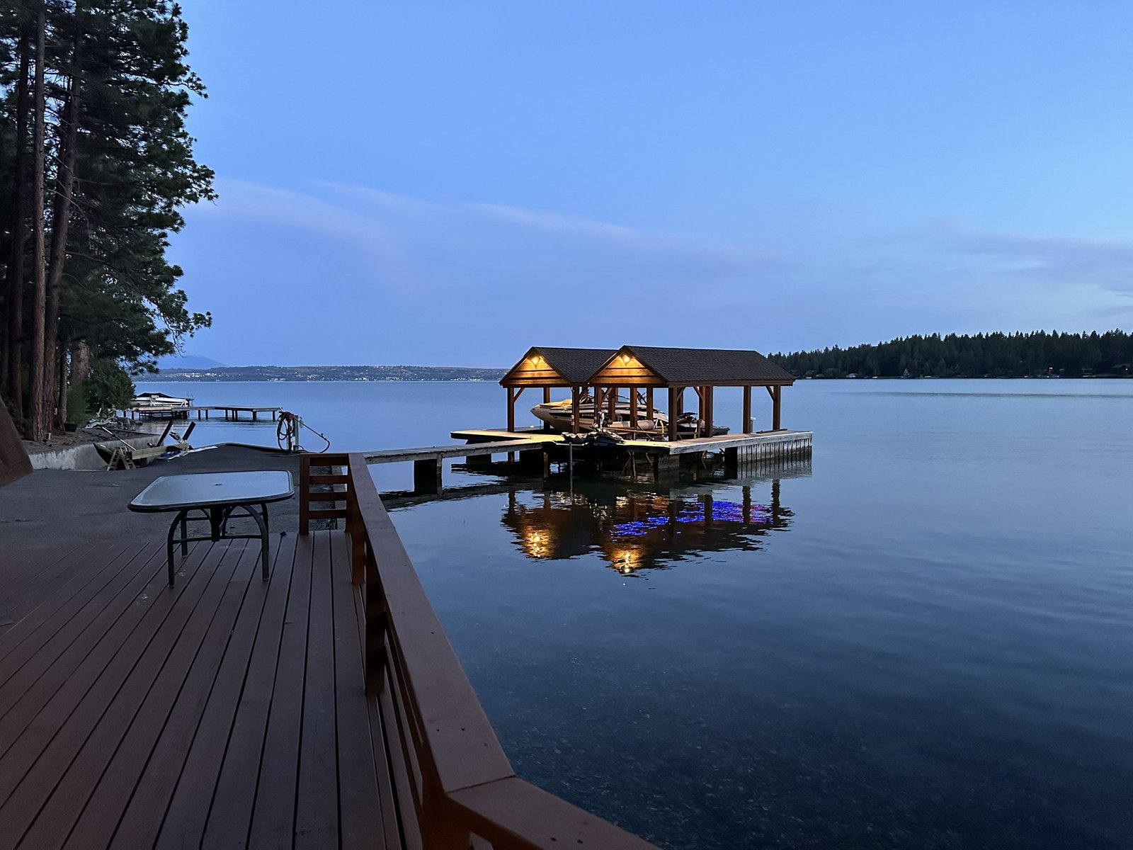 Private dock on Flathead Lake — perfect for family reunions