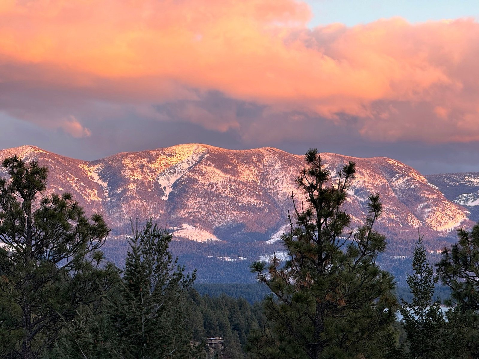 Mission Mountains viewed from Flathead Lake — stunning wedding backdrop